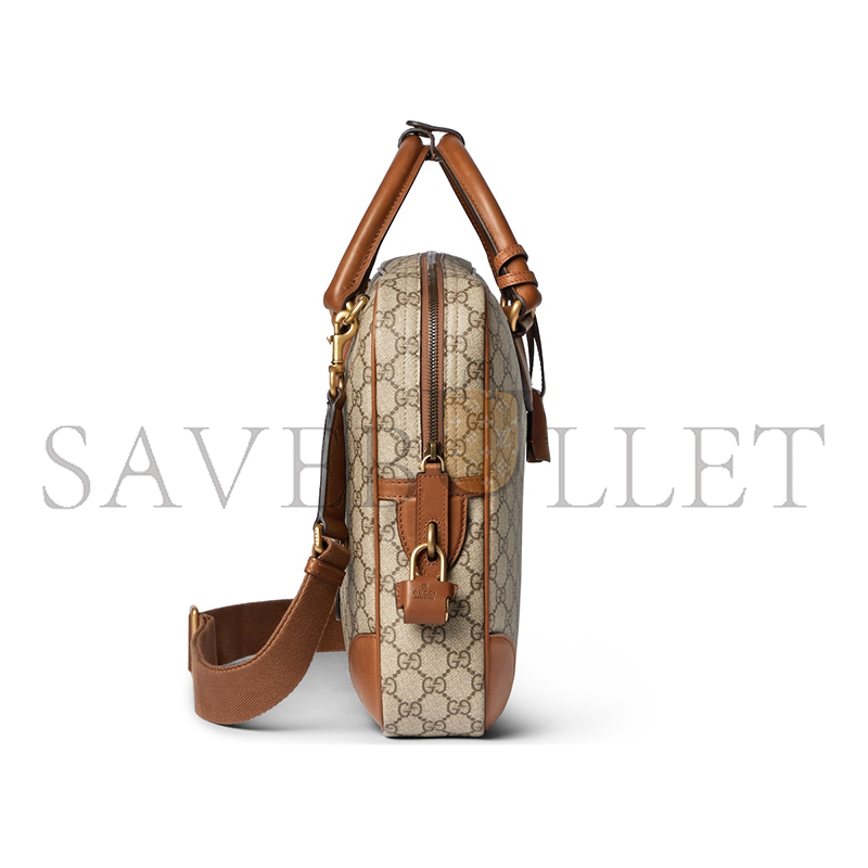 GUCCI GG EMBLEM MEDIUM BRIEFCASE 821159 (40*30*6cm)